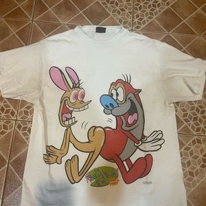 Vintage Ren & Stimpy Nickelodeon Promo Tee